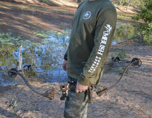 Load image into Gallery viewer, Ambush Long Sleeve - army, charcoal & light pink (unisex)