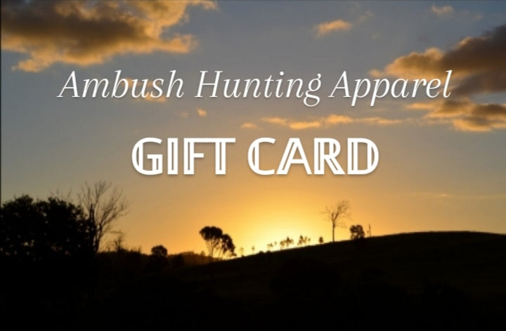 Ambush Hunting Apparel GIFT CARD